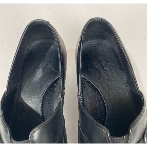 DANSKO Tamera black Leather Buckle Clogs Slip On Work Shoes Size EU 40/ US 9.5 - Picture 13 of 15